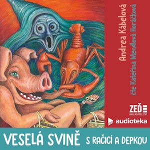 Veselá svině s račicí a depkou