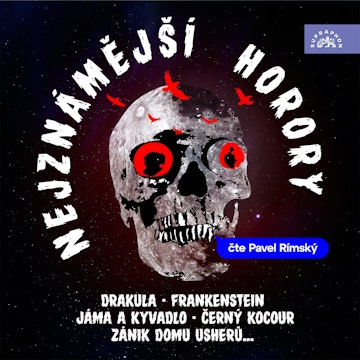 Nejznámější horory audiobook, Bram Stoker, Edgar Allan Poe, Mary Shelleyová, Vladimír Hulpach