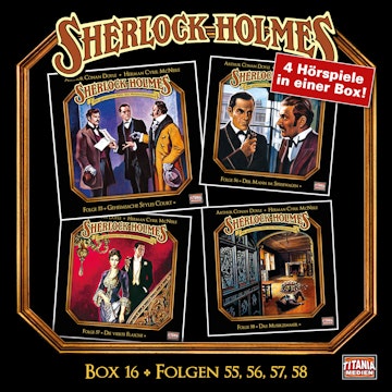 Sherlock Holmes - Die geheimen Fälle des Meisterdetektivs, Box 16: Folgen 55, 56, 57, 58