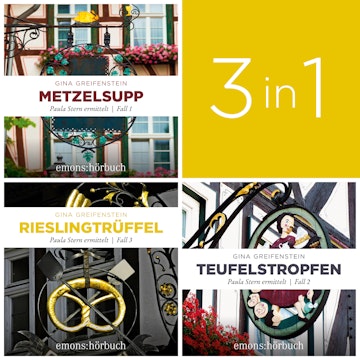 Zwischen Knödel und KTU - deftige Krimis aus der Pfalz: Paula Stern ermittelt (Band 1-3) - Paula Stern ermittelt (Ungekürzt)