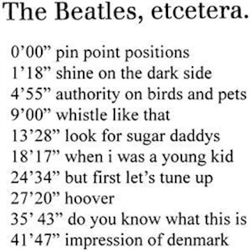 The Beatles etcetera