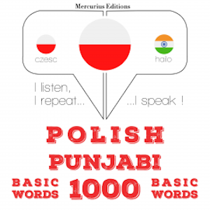 Polski - Punjabi: 1000 podstawowych słów