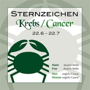 Sternzeichen Krebs 22.6.-22.7.