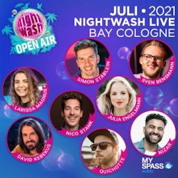 NightWash, Open Air Bay Cologne - Juli 2021 (Live)