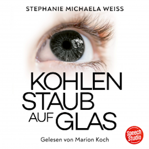 Kohlenstaub auf Glas