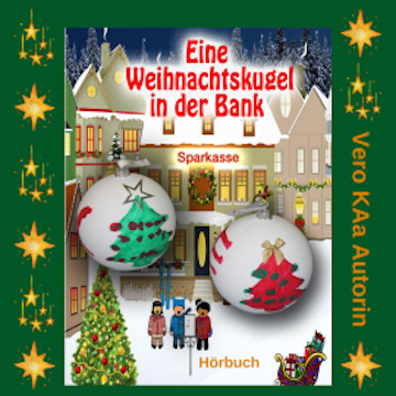 Eine Weihnachtskugel in der Bank