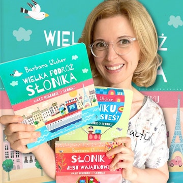 ”Wielka podróż słonika”. Książka dla dzieci 3- 6 lat kochających podróże i swoje maskotki