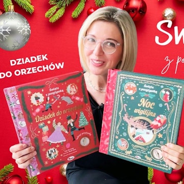 Książki świąteczne z pozytywką #Dziadekdoorzechów #Nocwigilina  Recenzja grające książki dla dzieci