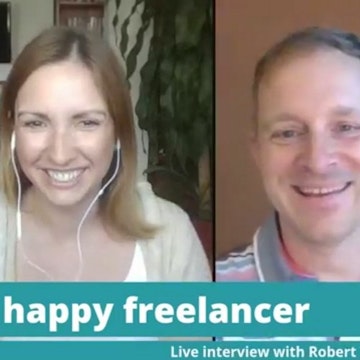 Live interview with Robert Vlach for freelance English teachers, hosted by Nina English