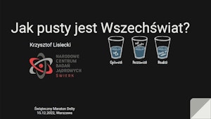 Jak pusty jest Wszechświat / Krzysztof Lisiecki