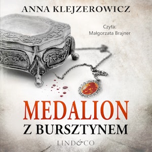 Medalion z bursztynem