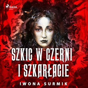 Szkic w czerni i szkarłacie