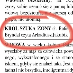 Król szuka żony